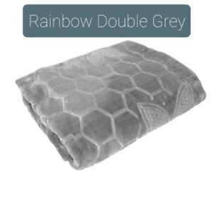 Mink Blanket Double Grey