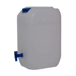 25L Poly Container 1000g With Tap & Lid (Natural) Food Grade