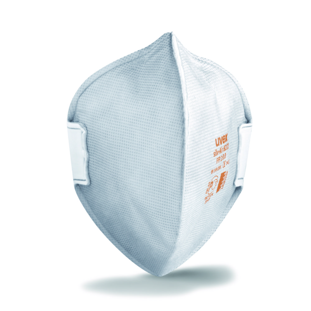 Cytiva Fine Dust Mask Silv-Air Pro 8203 FFP2, without Valve, Silver