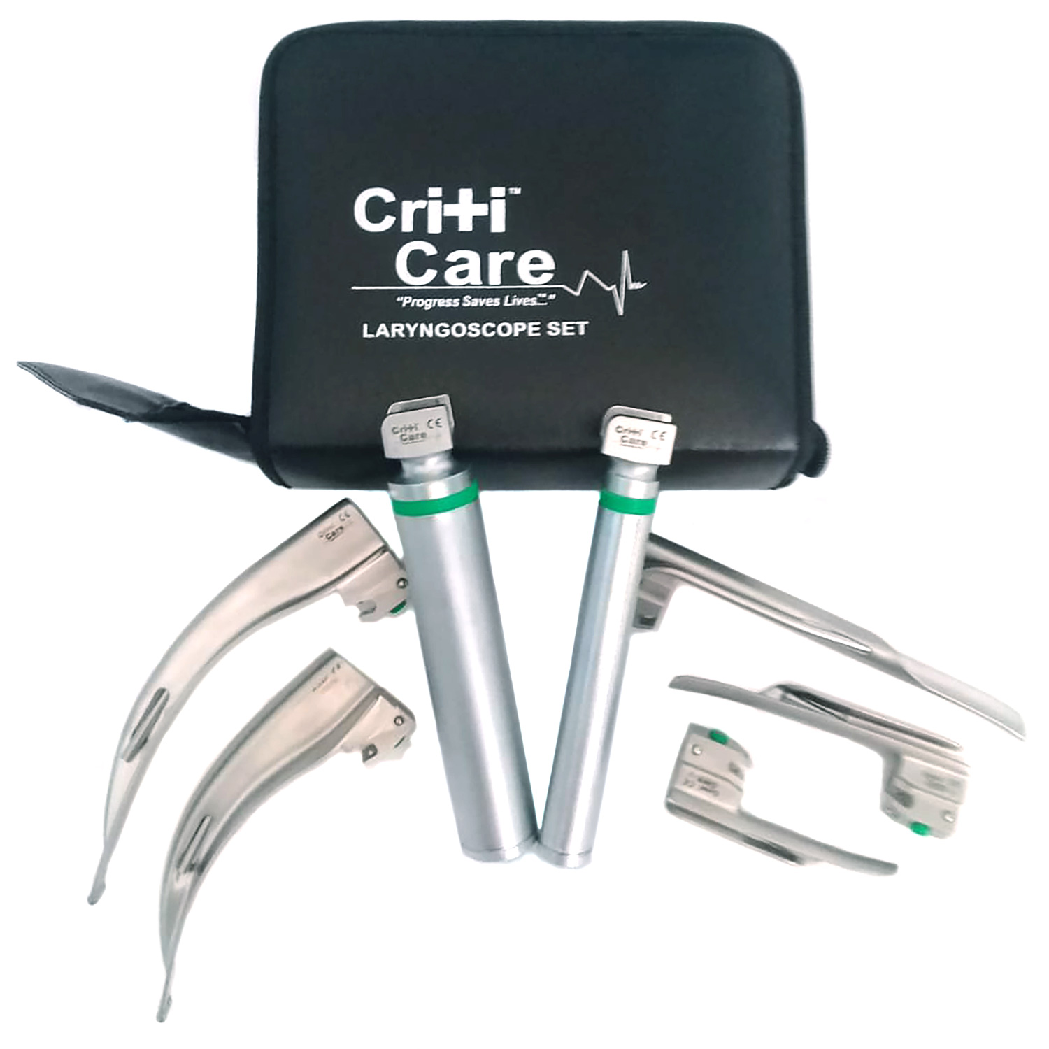 5 Blade Laryngoscope Set – Fibre Optic