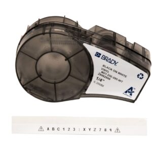 Brady Tape M21-250-595-WT, 6.35 mm x 6.40 m for Portable Printer BMP21-PLUS and BMP21-LAB