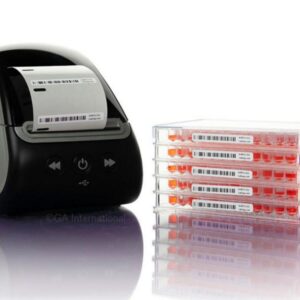 CryoSTUCK® labels for frozen surfaces 2" x 0.25" / 50.8mm x 6.4mm roll with 1000 labels