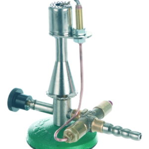 BOCHEM Safety Burner, Propane with Needle Valve, Air Regulation, Pilot Flame, Max. 1300°C, 2.36 KW