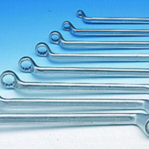 Aug. Hülden Double Ring Wrench Set Elora 5S-8M Chrome-Plated, 8-Piece, 6–22 mm Chrome-Vanadium Steel