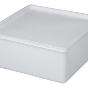 Bürkle All-Purpose Can Square, 3200 ml, Suitable for Freezing, 208x208x94 mm, PE Transparent