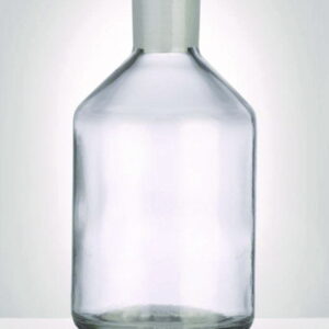 Bohemia Bottle with Sloping Shoulder 100 ml, Narrow Neck, Clear Glass
