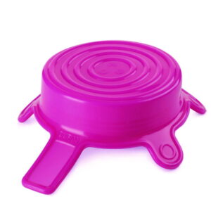 DWK Duran Silicone Lid Size M, Pink, Pack of 5