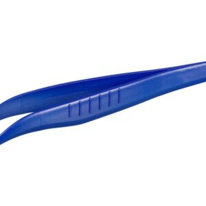 Bürkle Disposable Forceps 130 mm, PS Pointed/Angled, Detectable, Sterile, Pack of 100