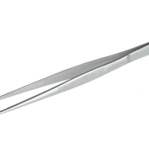 Bürkle Tweezers 160 mm, Stainless Steel, Pointed Straight Shape