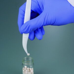 Bürkle Disposable Forceps 130 mm, PS Pointed/Angled, Pack of 100