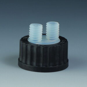 Bohlender Multiple Bottle Distributor GL 45 - 2x GL 14 + 1x GL 25, PTFE/PPS