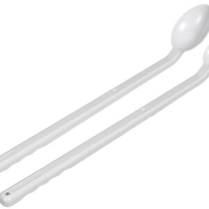 Bürkle Sample Spoon, Long Handle, 5 ml, PS, White, Pack of 10
