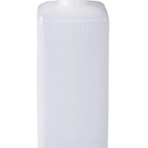 Bürkle Narrow Neck Square Bottle 500 ml, HDPE, Rectangle Ground Plot with Lid