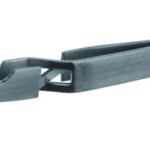 BOCHEM Precision Forceps 120mm Extra Sharp, Bent, Points Without Ridges