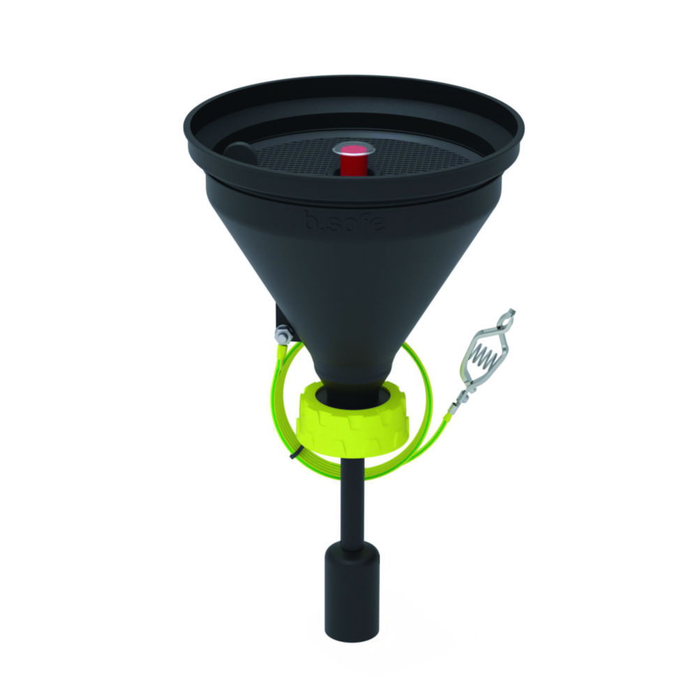 Bohlender b.safe Funnel 180 S 60 – Ø 180 mm, Black, with Level Indicator