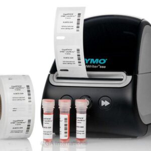 CryoSTUCK® labels for frozen surfaces 1" x 1" / 25.4mm x 25.4mm roll with 750 labels