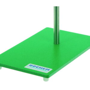 BOCHEM Stand Base, Steel Varnished, 315 x 200 x 8 mm, Thread M10, with Adjustable Foot