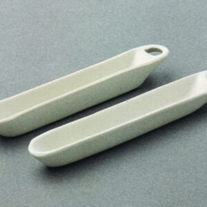 Haldenwanger Combustion Boats, Unglazed Porcelain, 80×13×9 mm, Pack of 500