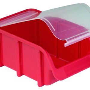 Hünersdorff Storage Bin PP Size 2 Red 100x165/135x75mm without EAN