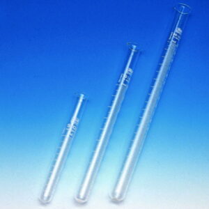 Hecht Test Tube 5:0.1 ml, Graduated Soda Glass, with Spout