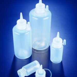 DWK Round Bottle 60ml LDPE with Spouted Cap - Pack of 10