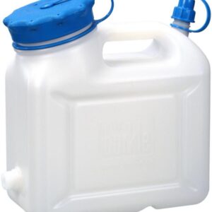 Bürkle Wide-Neck Canister 5 Liters with Threaded Connector at the Side Just Above the Ground