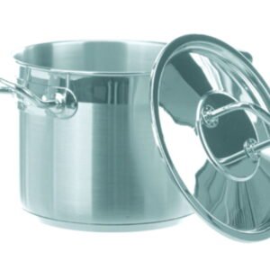 BOCHEM Laboratory Pot + Lid 4 L 200 x 150 mm, 18/10 Steel