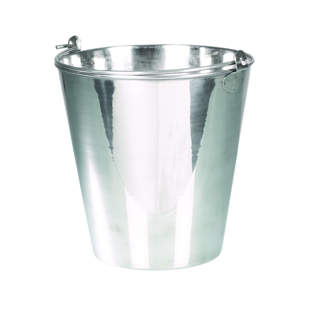 Bürkle Bucket 10 l, Stainless Steel, V2A