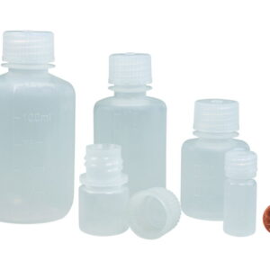 LLG Narrow-Mouth Vials with Screw Cap, 4 ml, PP Heavy Duty, Pack of 100​