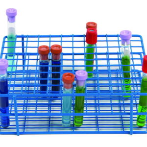 Heathrow Scientific Test Tube Rack for Tubes Ø 29-33 mm, 2x6 Places, Blue Coated Wire