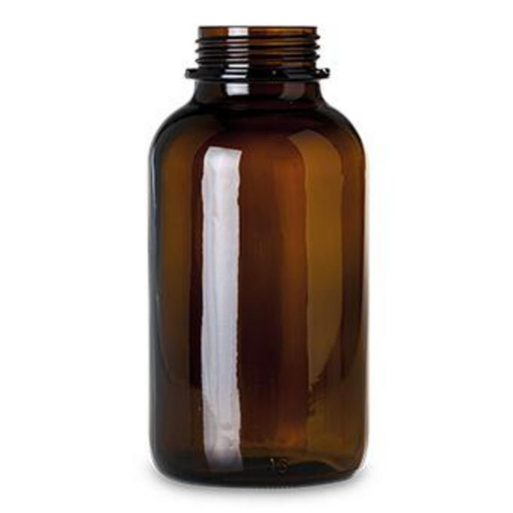 RIXIUS Wide Neck Bottles 2500 mL, Amber OV 80 (Pack of 11)