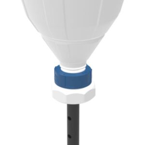 SCAT Funnel with Ball "ARNOLD" V2.0 S70/71 PE-HD White with Lance (220 mm)