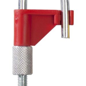 Bürkle Stop-It Tubing Clamp with Easy-Click Closure, Red, for Tubes up to 15 mm Diameter