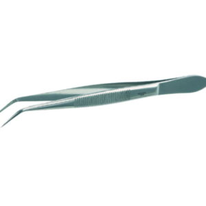 RSG Tweezers 115mm Pointed Curved Quality Finish 18/10 Steel