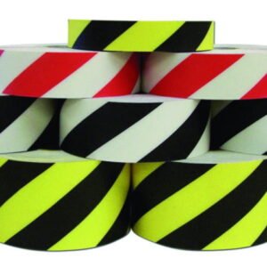 Ergomat DuraStripe Hazard Striping Black/White Floor Marking Tape – 10cm x 30m