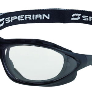 Honeywell Protection Spectacles SP1000, Black Rim Lenses: Clear, Anti-Fog and Anti-Scratch Coating