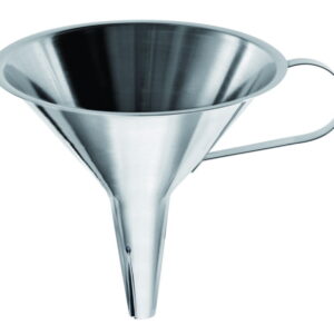 RSG Stainless Steel Funnel 100 mm, with Handle and Air Furrow