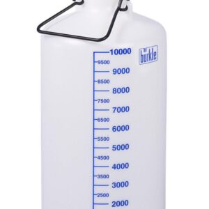 Bürkle Storage Bottle 10 Liters HDPE, Without Threaded Ends