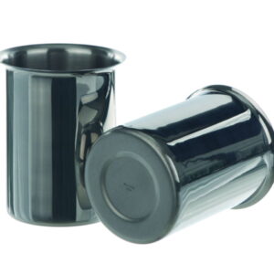 BOCHEM Beaker 3000 ml, 18/10 Steel with Rim, Without Spout