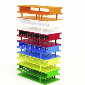 Thermo Nalgene Unwire™ Test Tube Rack for 30 mm Diameter Tubes (3 x 8 Openings, Yellow)