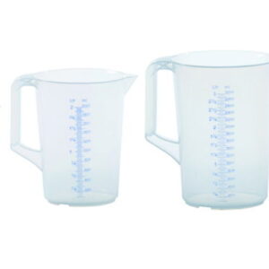 Measuring jug 500ml, PP, 2 scales transparent, closed handle