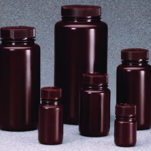 Thermo Nalgene Wide Mouth Bottles Brown 60 mL HDPE