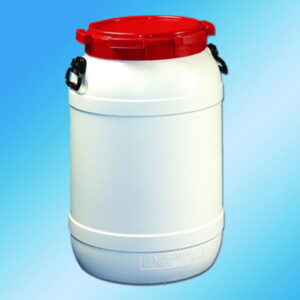 Behr Labor Wide-Mouth Barrel WF 50, 50L, White, with Screw Cap and Handle