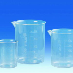 VITLAB Griffin Beaker 150 ml PMP/TPX with Raised Scale