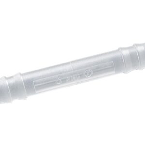 Bürkle PVDF Straight Tubing Connectors, 5–7 mm (Pack of 10)​