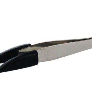 BOCHEM Weighing Forceps 100 mm, 18/10 Steel with Plastic Tips