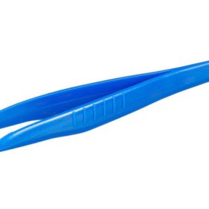 Bürkle Disposable Forceps 130 mm, PS Pointed, Blue, Sterile, Pack of 100