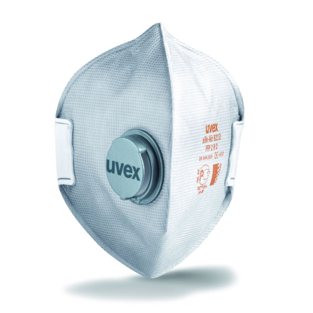 Uvex Foldable Mask Silv-Air Classic 3200 FFP2 without Valve, White, Pack of 30​
