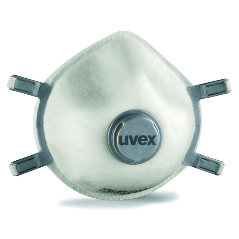 Uvex Fine Dust Filtering Mask Silv-Air 7312 FFP-3 with Exhale Valve, Pack of 5