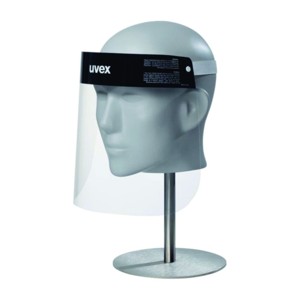 Uvex Face Protection 9710, PET Slice Clear 0.3 mm, Inside Fog-Free, Standard EN 166